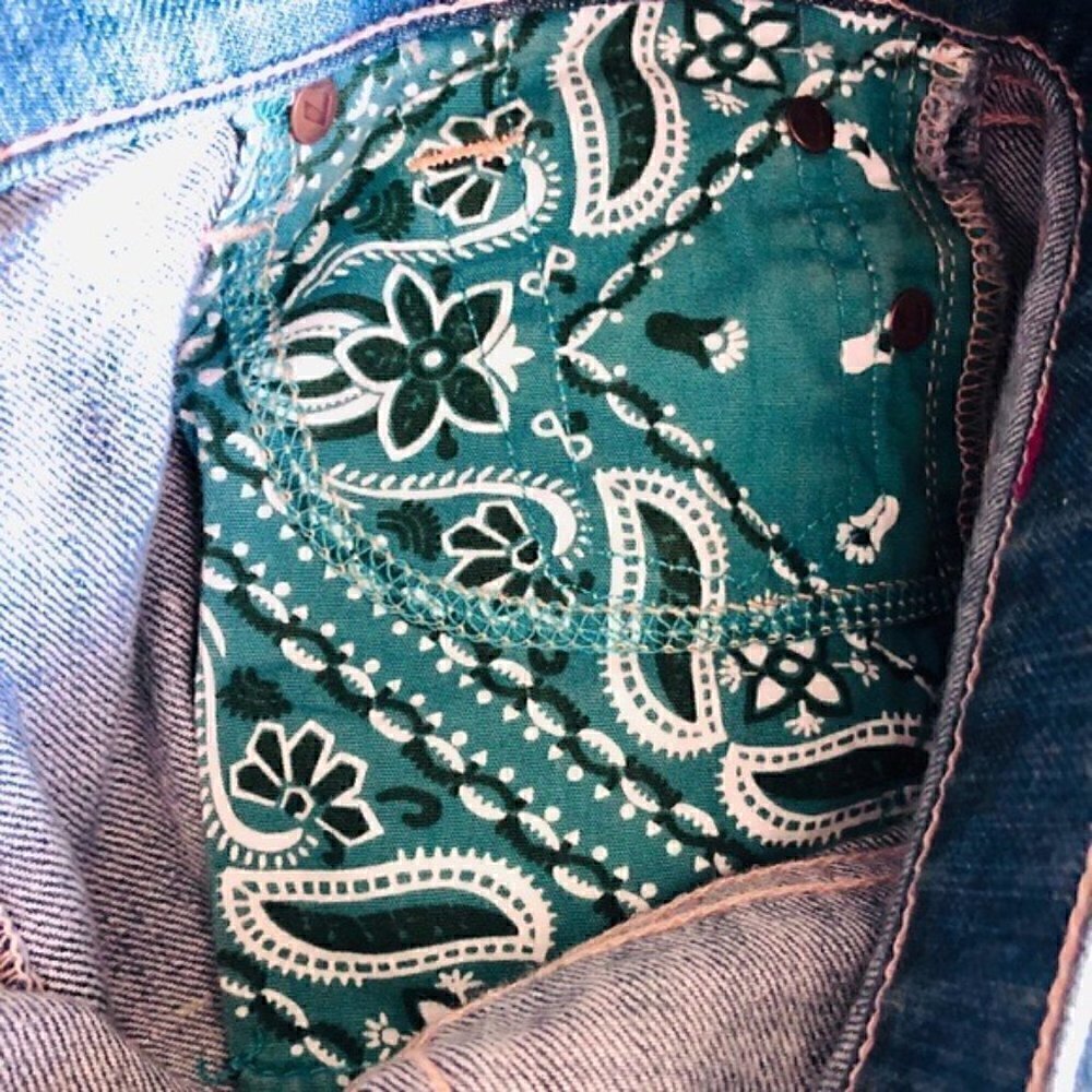 7 For All Mankind Capri Jeans 25 Dojo Cropped Distressed Medium Blue Vacation - Picture 9 of 14